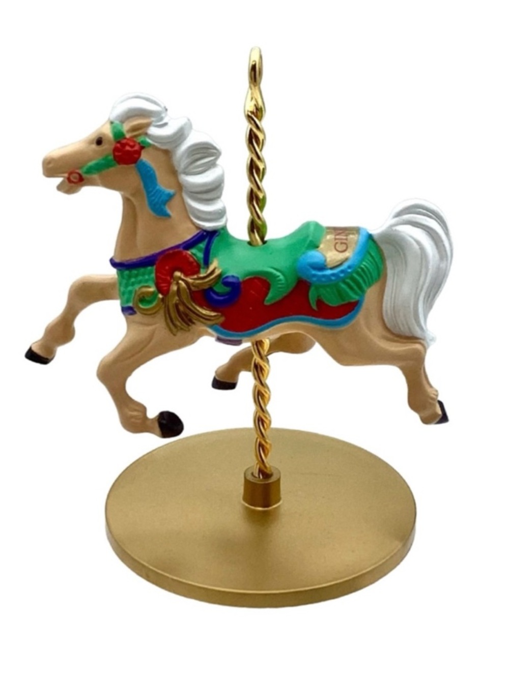 Hallmark 1989 Carousel Horse “Ginger” Christmas Ornament